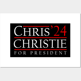 Chris Christie For President 2024 Presidential Campaign Posters and Art